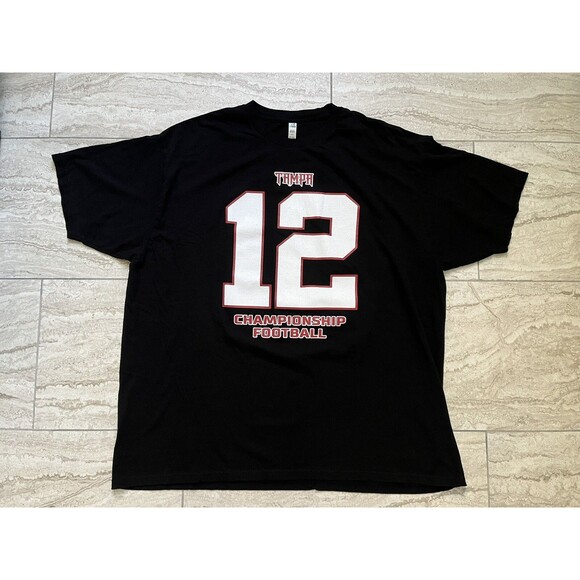 NFL Tom Brady 12 Tampa Bay Buccaneers Championship Football T-Shirt Size 3XL - Picture 5 of 10